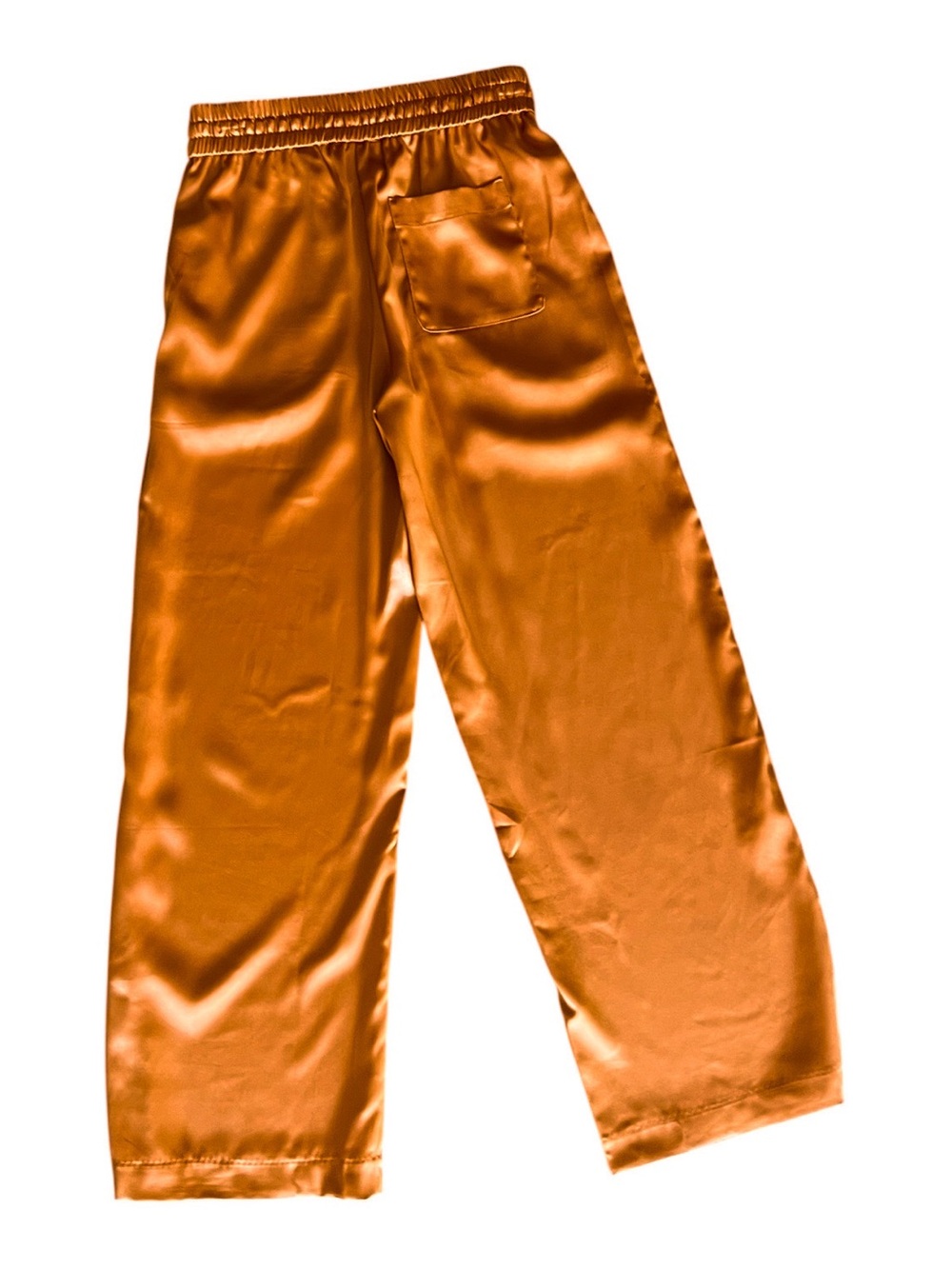 Elie Tahari Satin Silk Wide Leg Copper Satin
Drawstring Pants XS - Picture 2 of 11